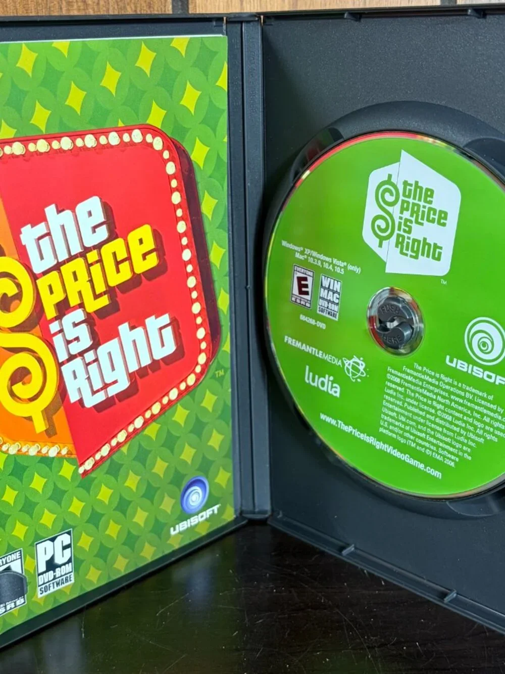The Price is Right PC Video Game - Windows & Mac CD Rom- 2008 Ubisoft